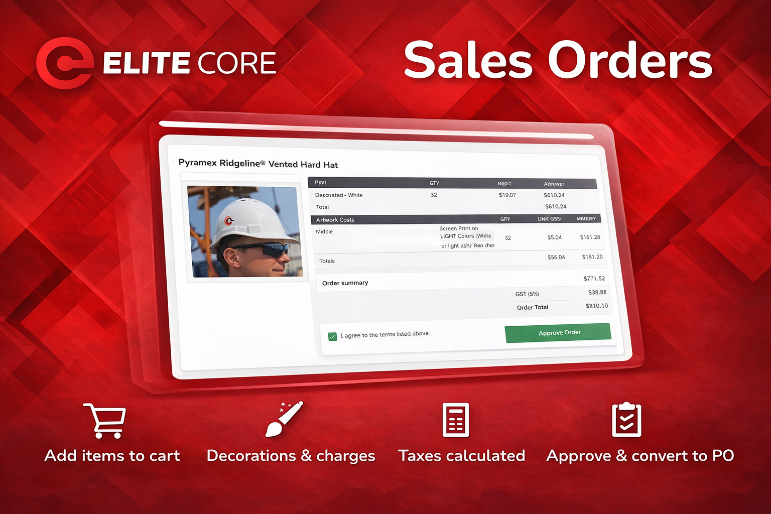 Elite Core - Features - Sales Orders